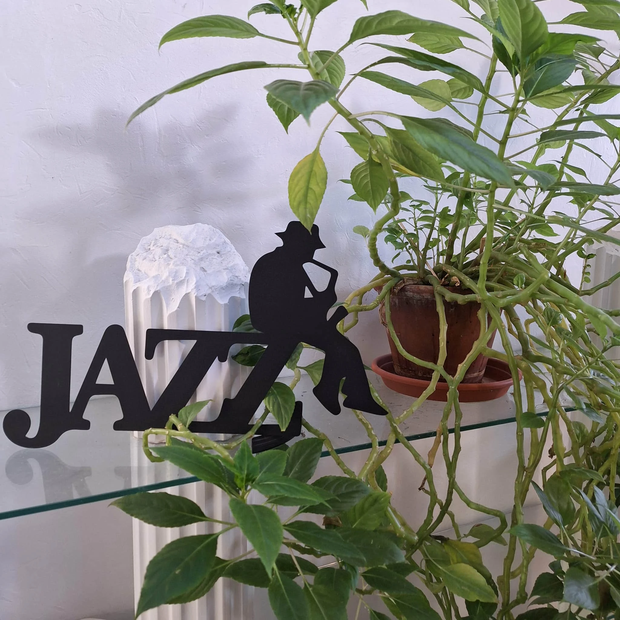 Jazz muurdecoratie 50 CM! Van metaal – photo 18